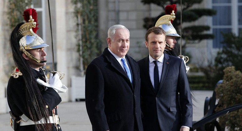 Makron Netanyahu ilə danışdı