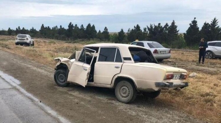 Şəmkirdə ağır qəza: ölü və yaralılar var