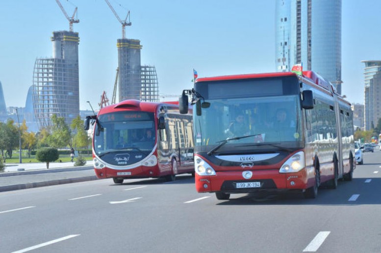 Avtobuslar gecə saat 12-yə kimi işləyəcək – Rəsmi