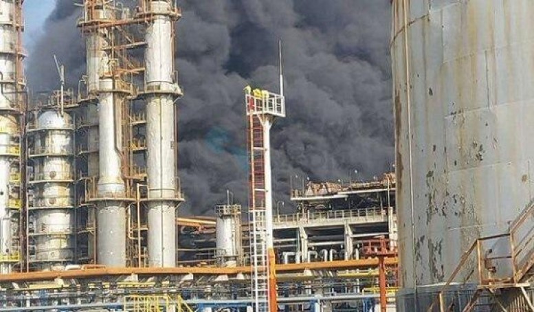 Belarusun ən böyük neft emalı zavodunda yanğın...