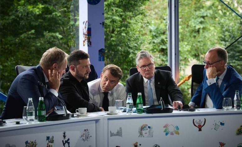 Zelenski Trampdan öncə Avropa liderləri ilə danışıb