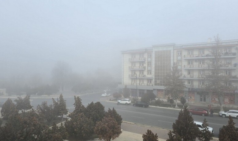 Naxçıvanda qatı duman: yollarda çətinliklər yarandı
