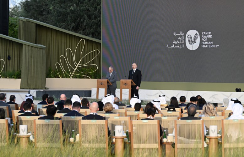 Biz sülh şəraitində yaşamağı öyrənirik - İlham Əliyev