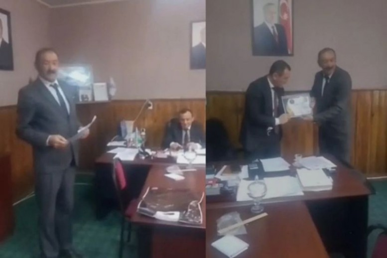 Gədəbəydə məmura 