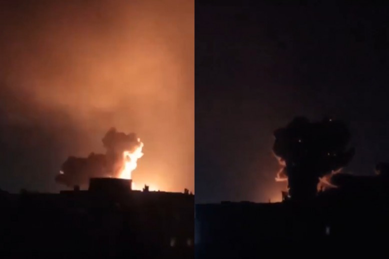 Tehranda güclü partlayışlar